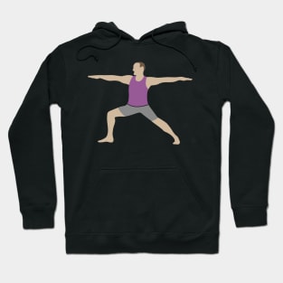 Warrior Two Pose Hoodie